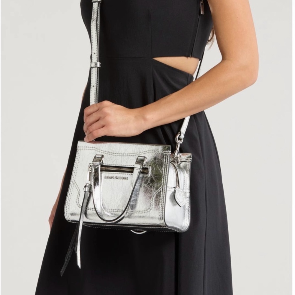 New Marc Jacob’s silver satchel crossbody